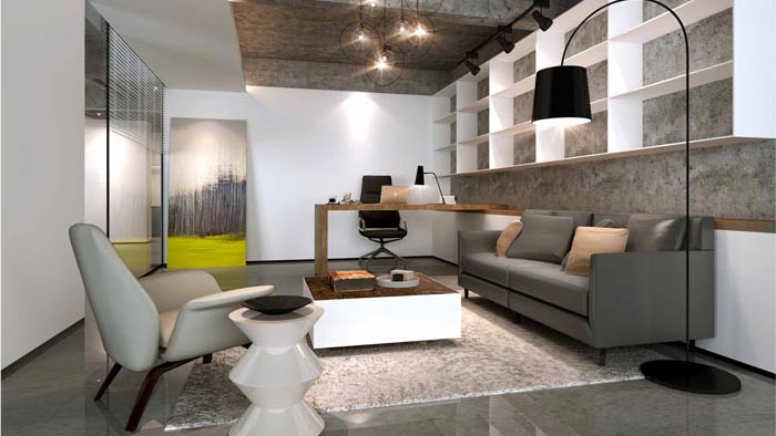 300平方中小型辦公室裝修設(shè)計(jì)案例