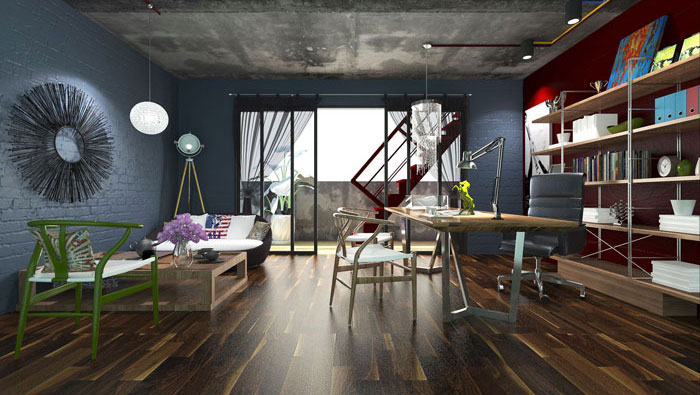 210平方小型創意辦公室裝修設計案例