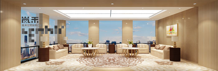 1450平方現代簡約風格辦公室會客廳裝修設計案例效果圖