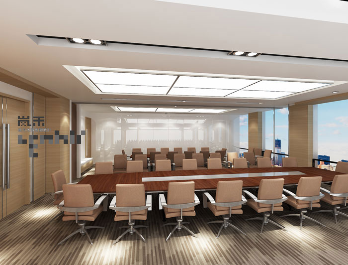 1450平方現代簡約風格辦公室會議室裝修設計案例效果圖