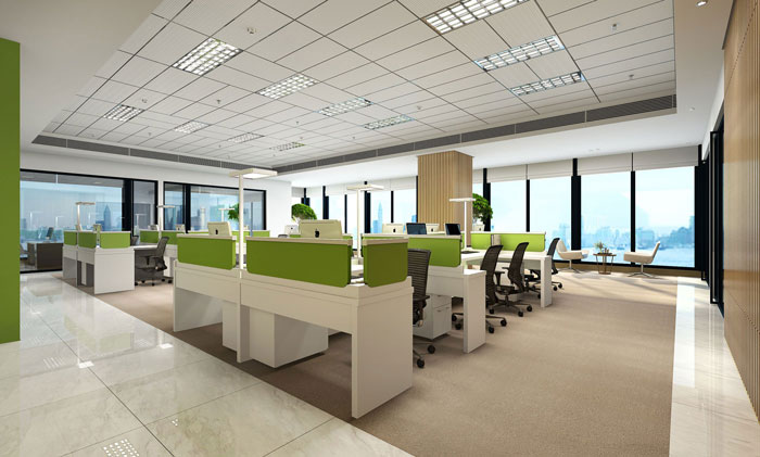 1200平方廣告公司辦公室辦公區域裝修設計案例效果圖