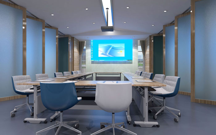920平方中大型辦公室會議室裝修設(shè)計案例效果圖