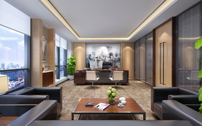 1050平方時尚創意經理辦公室裝修設計案例效果圖