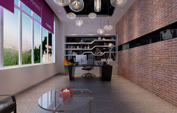 500平方LOFT風(fēng)格總經(jīng)理辦公室裝修設(shè)計案例效果圖