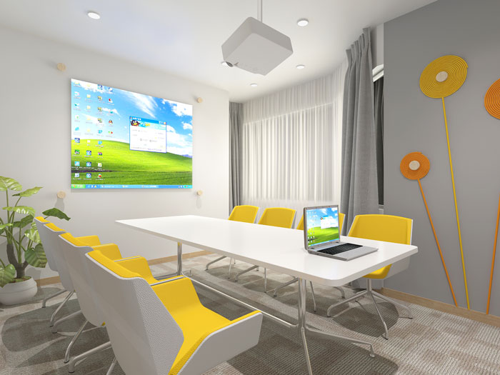 420平方裝修公司辦公室會議’軟裝設計效果圖