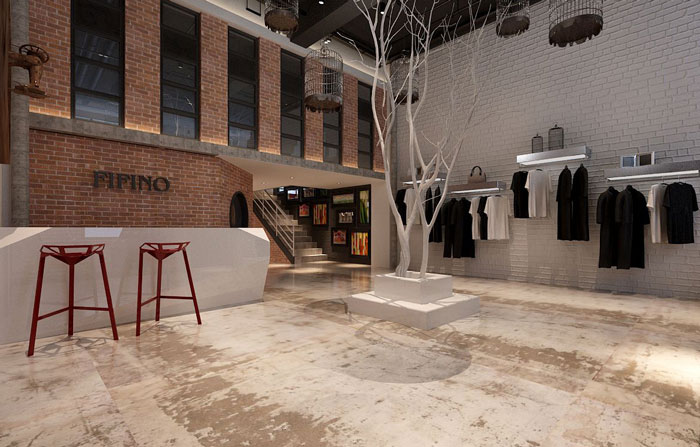 辦公室loft風格效果圖