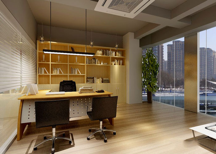260平方現代簡約總經理辦公室裝修設計案例效果圖