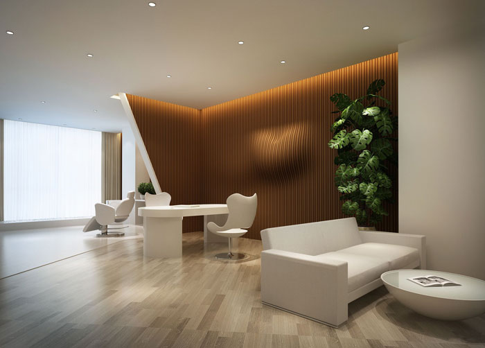 800平方現代簡約總經理辦公室裝修設計案例效果圖