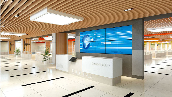 1500平方創意工廠辦公室裝修設計案例