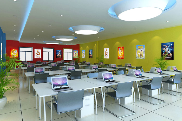 1500平方創意工廠辦公室辦公區域裝修設計案例效果圖