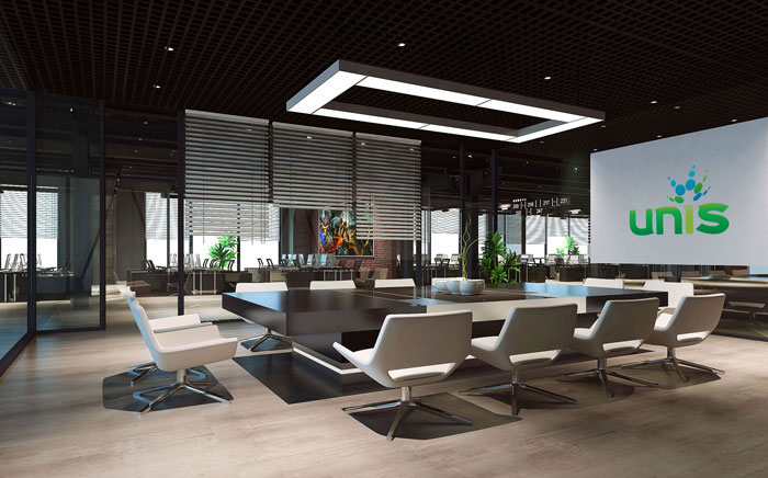 1700平方工業風辦公室裝修設計案例