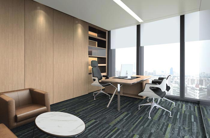 創意事務所總經理辦公室域裝修設計案例效果圖