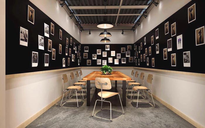 簡約時尚辦公室會議室裝修設計案例效果圖