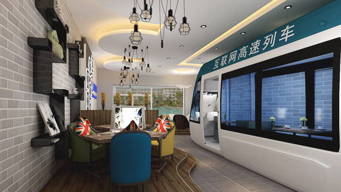 小型時尚辦公室裝修設計案例