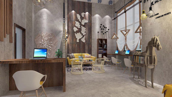 室內設計工作室裝修效果圖