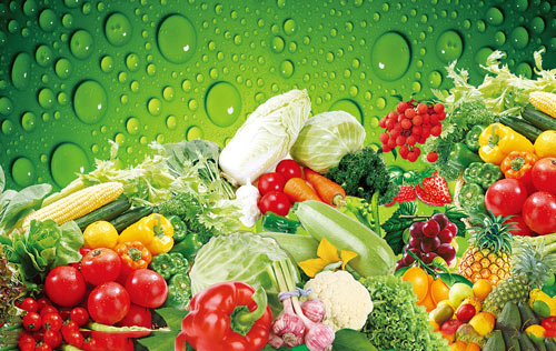 水果蔬菜效果圖