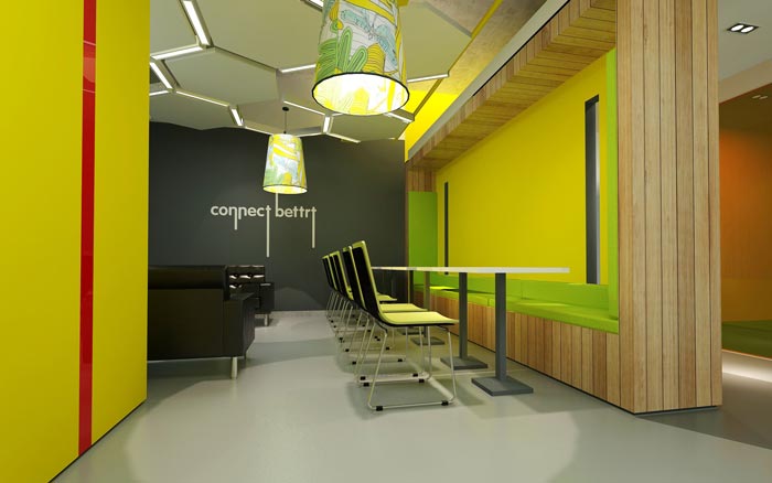 金融租賃公司辦公室休息區域裝修設計效果圖