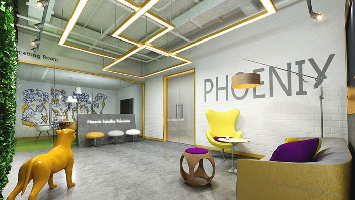 傳媒學院辦公室裝修設計案例