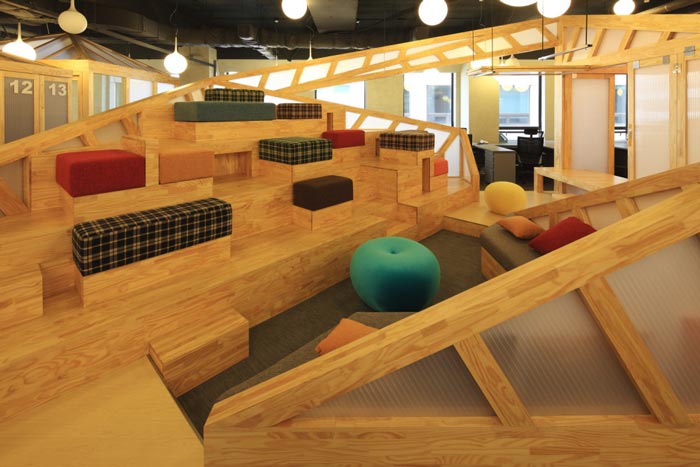 家具廠商辦公室休息區(qū)域內(nèi)部裝修設(shè)計(jì)案例效果圖