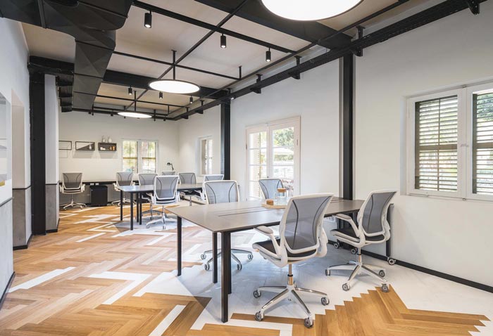 網絡科技公司辦公室辦公區域裝修設計案例效果圖