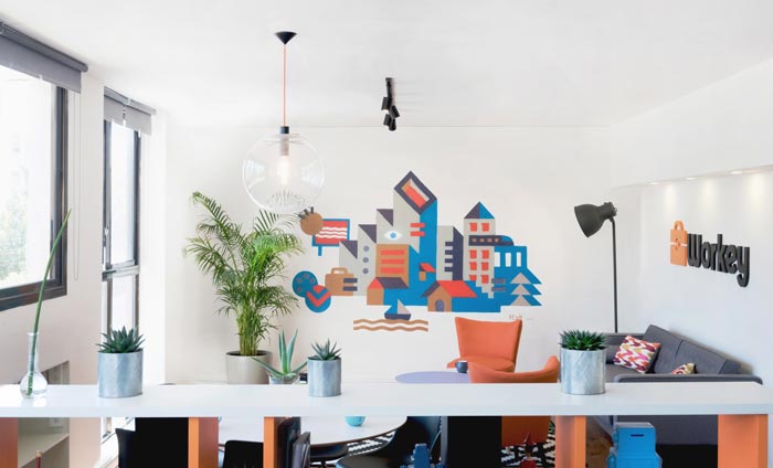 初創公司辦公室裝修設計案例效果圖