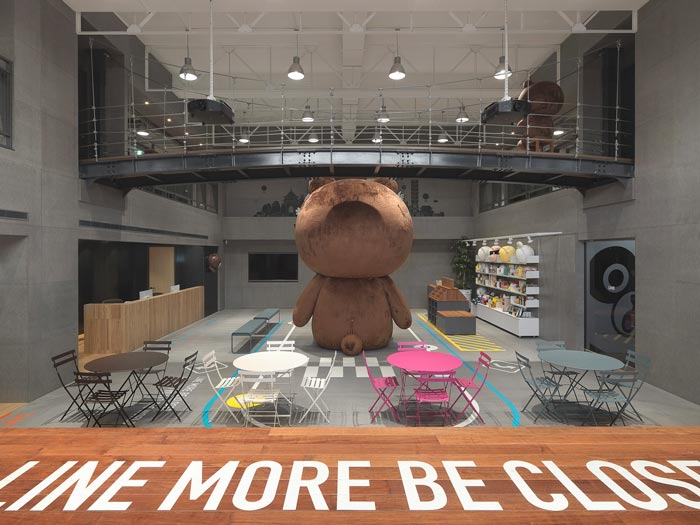 動漫公司工業風辦公室接待區域裝修設計案例效果圖