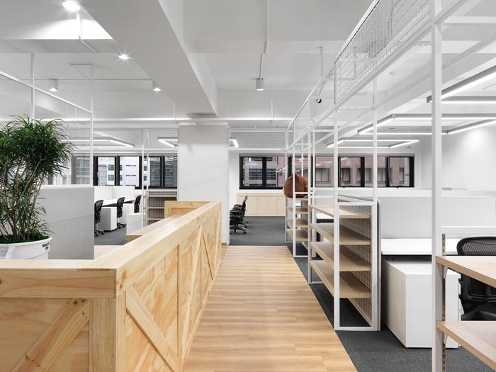 動漫公司工業風辦公室辦公區域裝修設計案例效果圖