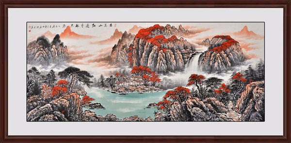 《看萬山紅遍 層林盡染》效果圖