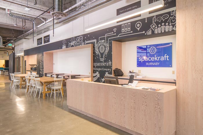 共享創(chuàng)業(yè)空間辦公室前臺(tái)裝修設(shè)計(jì)案例效果圖