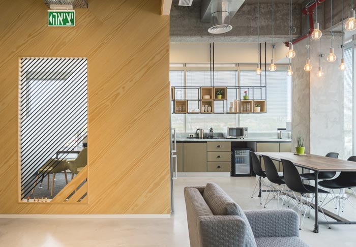 網(wǎng)絡安全服務公司辦公室茶水間裝修設計案例效果圖