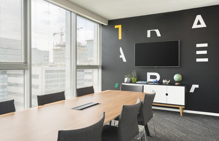 網(wǎng)絡安全服務公司辦公室會議室裝修設計案例效果圖