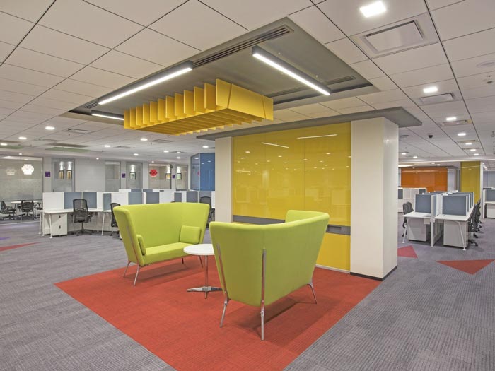 大數(shù)據(jù)服務(wù)商辦公室洽談區(qū)域裝修設(shè)計案例效果圖