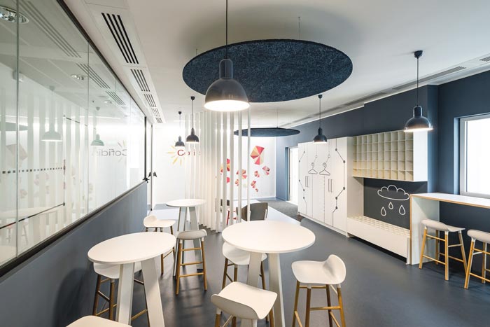 貸款服務機構辦公室茶水間裝修設計案例效果圖