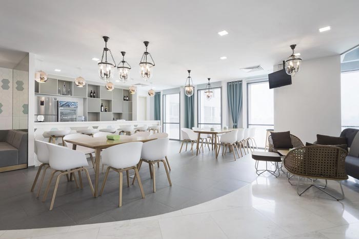 創意混搭辦公室茶水間裝修設計案例效果圖