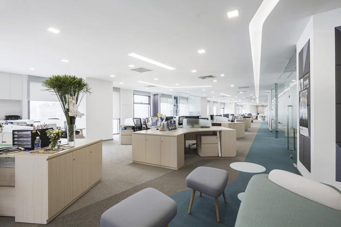 創意混搭辦公室辦公區域裝修設計案例效果圖