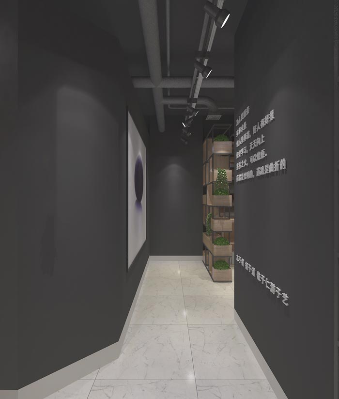 116平方創業公司辦公室動線裝修設計案例效果圖