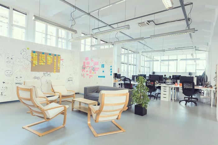 550平方辦公室洽談區域裝修設計實景圖