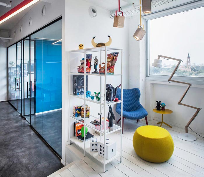 260平方游戲辦公室休息區域裝修設計實景圖