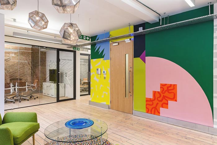 900平方投資辦公室大廳裝修設計實景圖