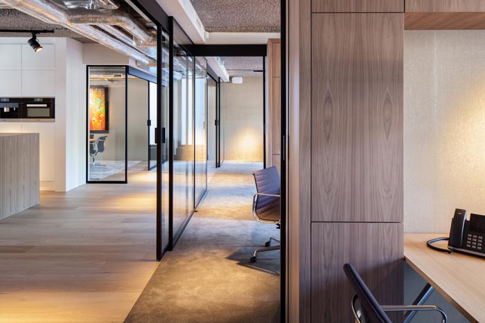 房地產開發商辦公室動線裝修設計案例效果圖