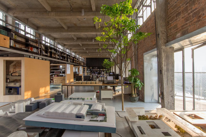 廠房LOFT風格辦公室多功能區裝修設計案例效果圖