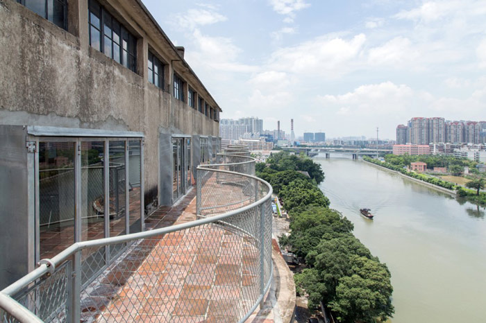 廠房LOFT風格辦公室陽臺裝修設計案例效果圖