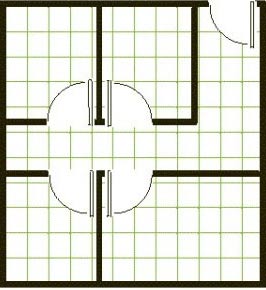 辦公室禁門對(duì)門示意圖