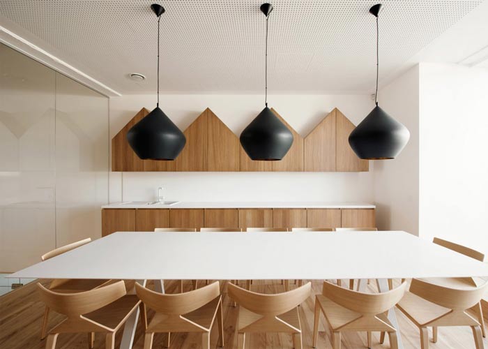 服裝廠房辦公室休息區裝修設計案例效果圖