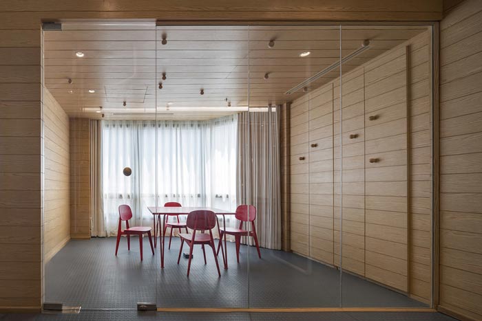 IT創業公司辦公室接待區裝修設計案例效果圖