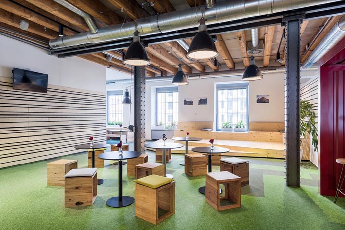 節能技術公司辦公室洽談區域裝修設計案例效果圖