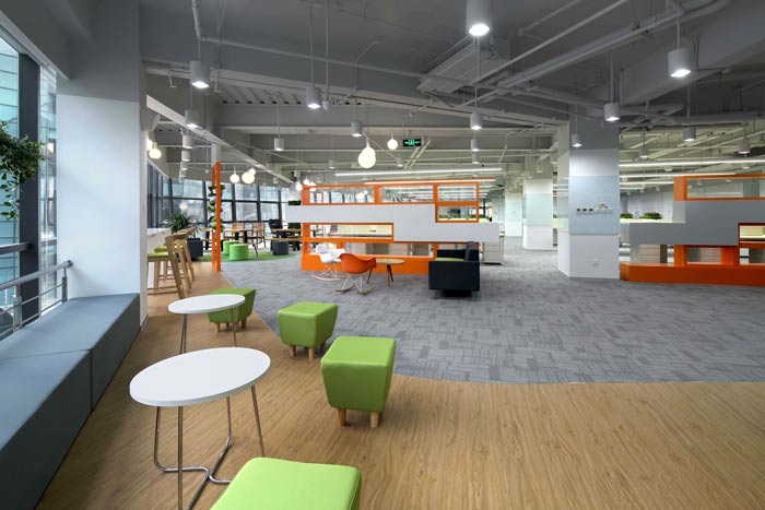 互聯(lián)網(wǎng)公司辦公樓交流區(qū)裝修設(shè)計(jì)效果圖