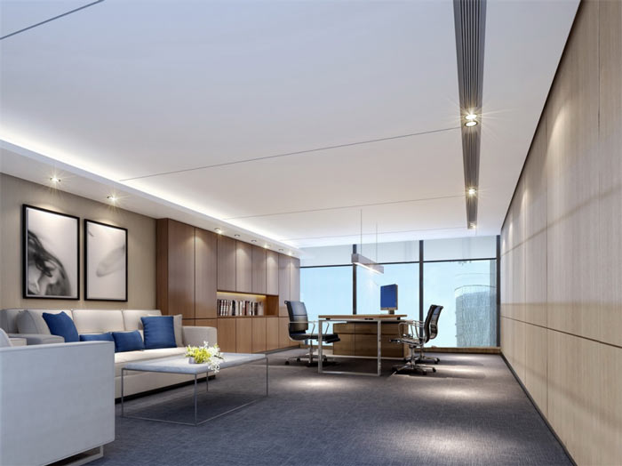 公司經理辦公室裝修設計效果圖