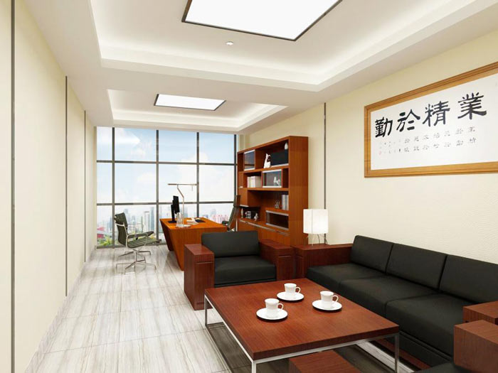公司經(jīng)理辦公室設(shè)計效果圖