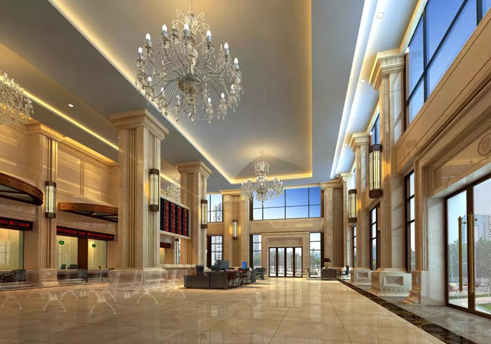 銀行寫字樓裝修設(shè)計效果圖